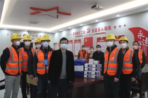 【防疫复工两手抓】B-Sports集团所属杭安公司领导赴之江实验室一期工程—园区工程（西区）机电安装项目部调研检查疫情防控和复工工作